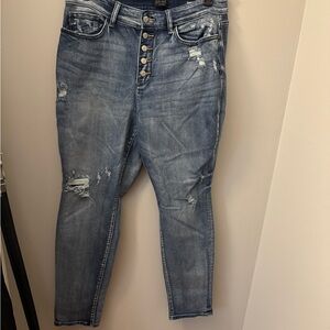 Judy Blue Light Blue Distressed Jeans